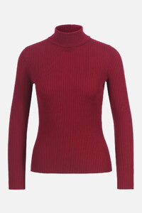 Merino-Ripp Rollkragenpullover
