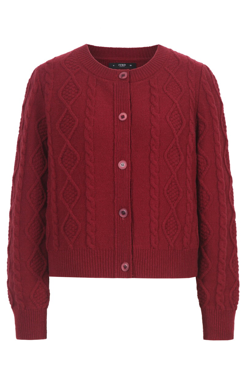 Strukturstrick Cardigan