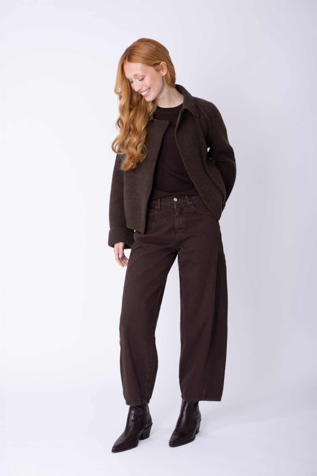 Strick-Bikerjacke