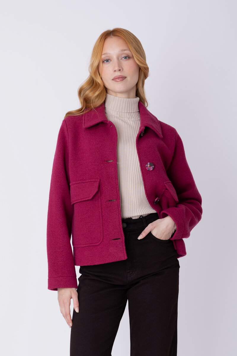 Merino-Wollfilz Hip Jacke
