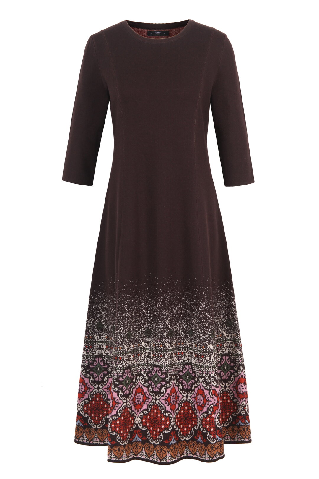 Knit Dress Azulejo Fade