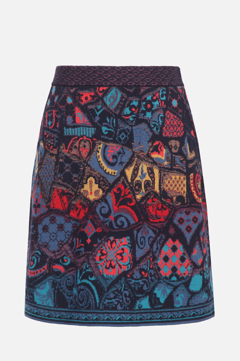 Jacquard Skirt, Trencar Pattern