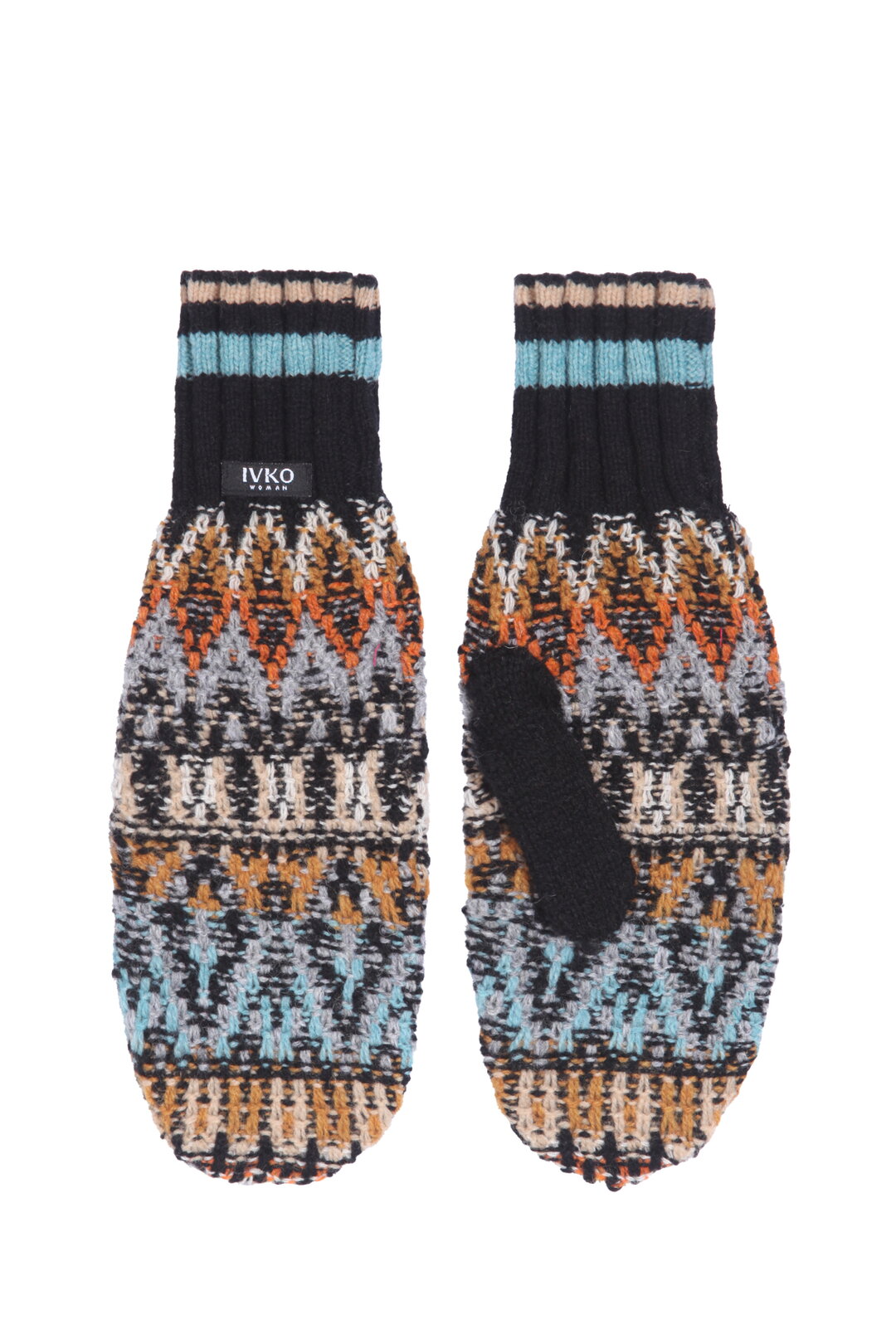StrickFäustlinge Azulejo Wave