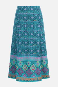 Azulejo A-Line Knit Skirt