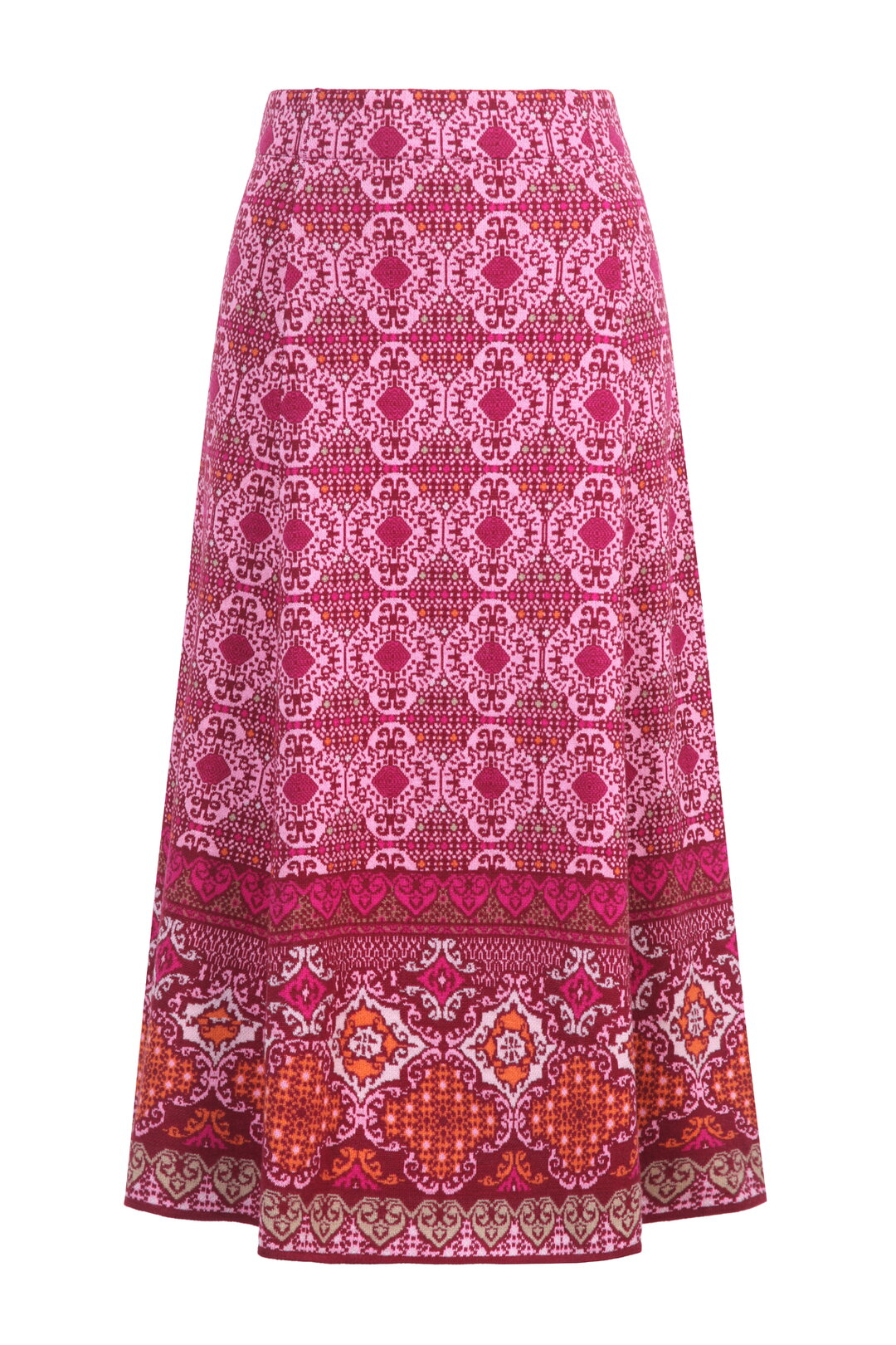 Azulejo A-Line Knit Skirt