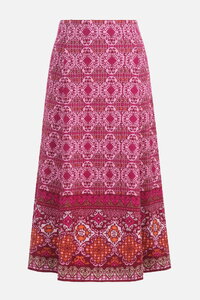 Azulejo A-Line Knit Skirt