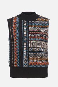 Knit Vest Azulejo