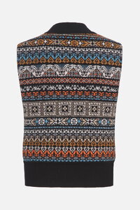 Knit Vest Azulejo