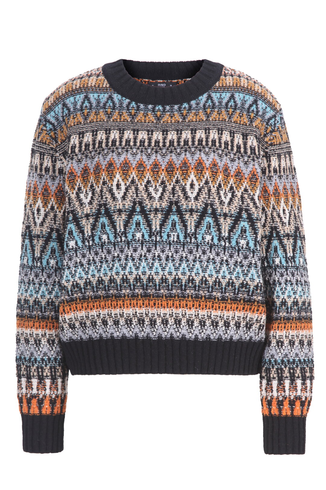 Azulejo Wave Wolle Pullover