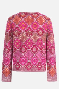 Cardigan Azulejo