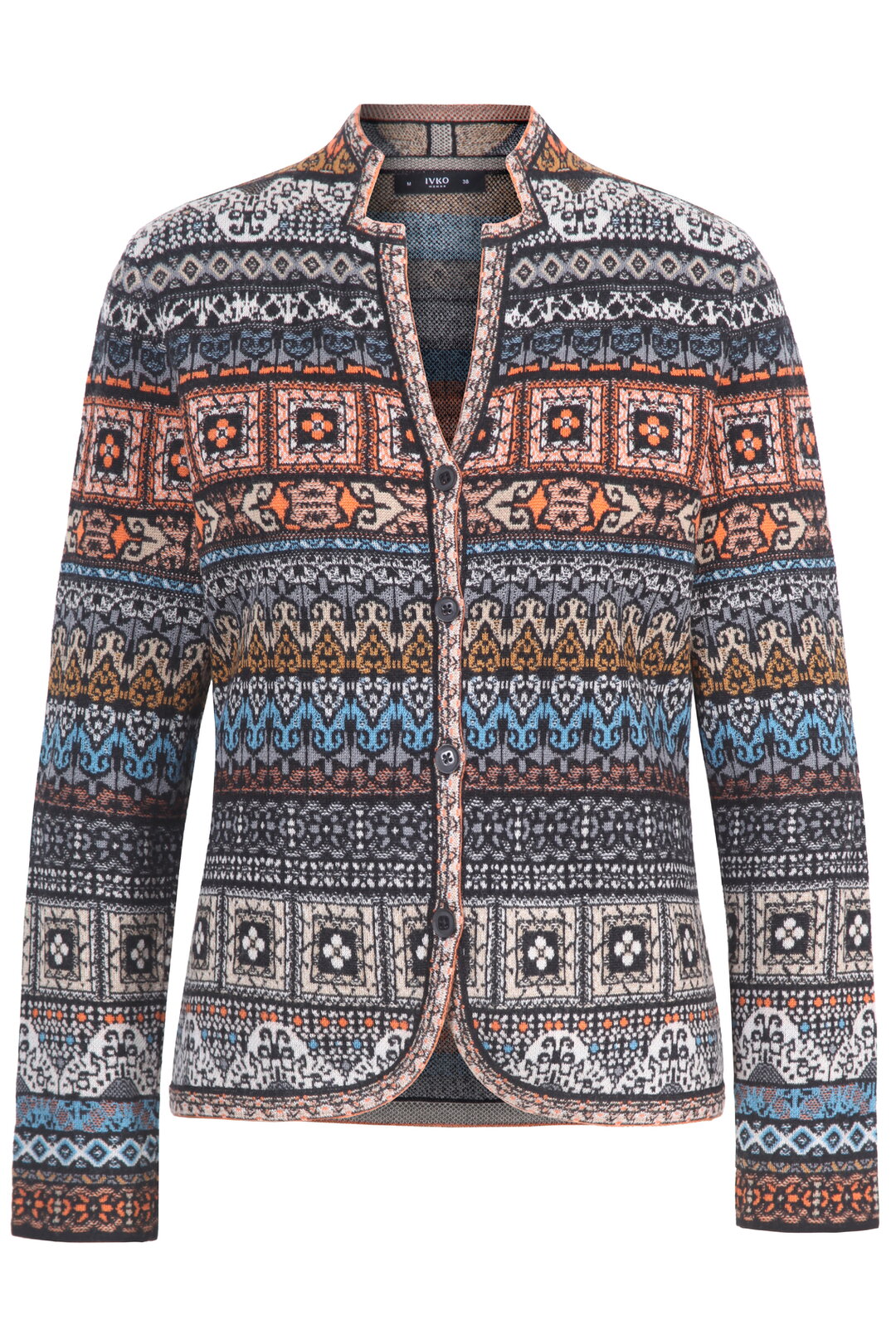 Knit Jacket Azulejo
