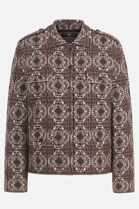 Strickjacke Azulejo Grid