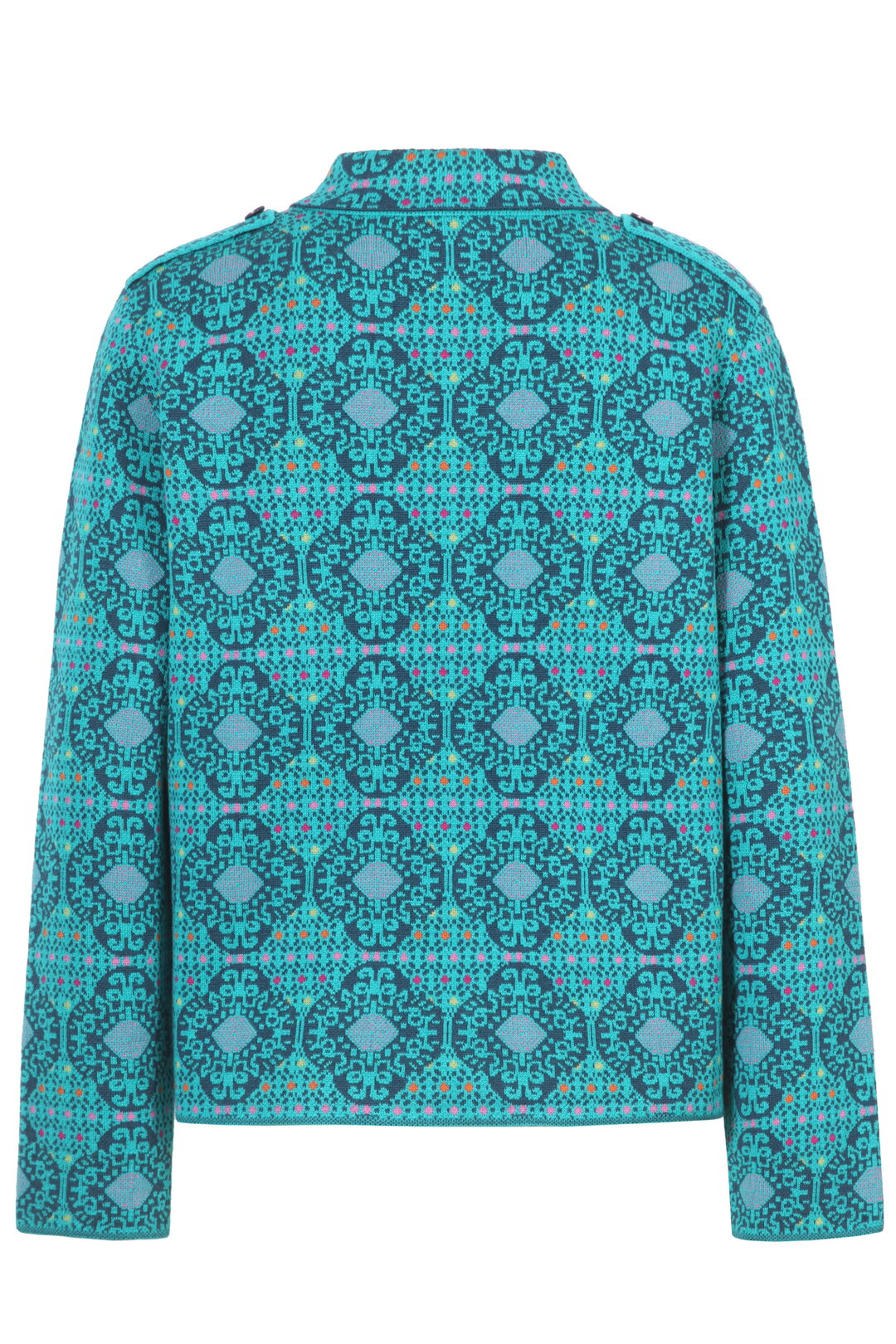Strickjacke Azulejo Grid