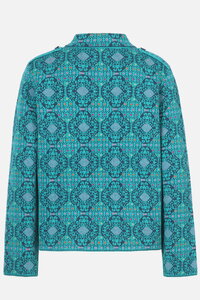 Strickjacke Azulejo Grid