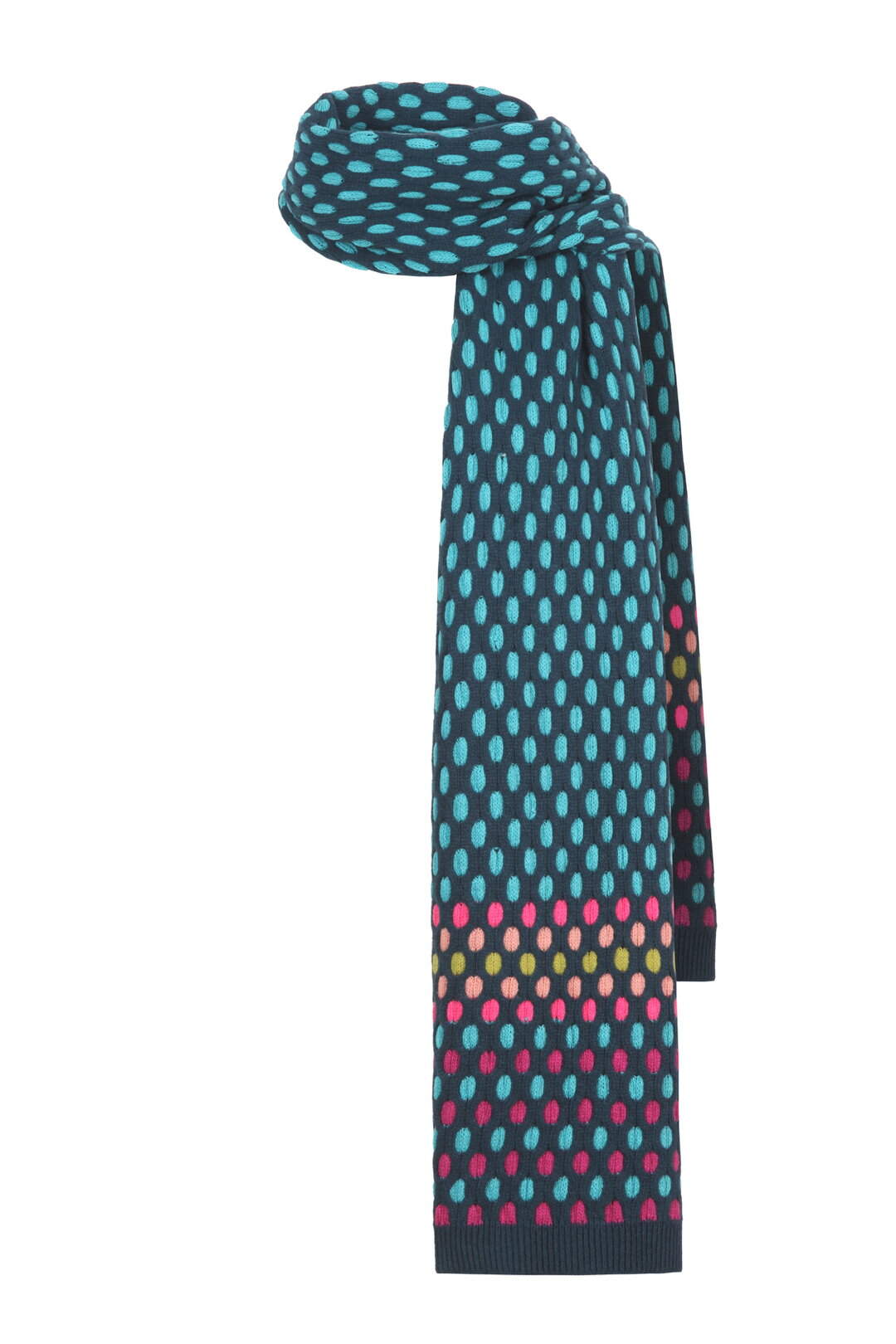 Knit Scarf Bubbles