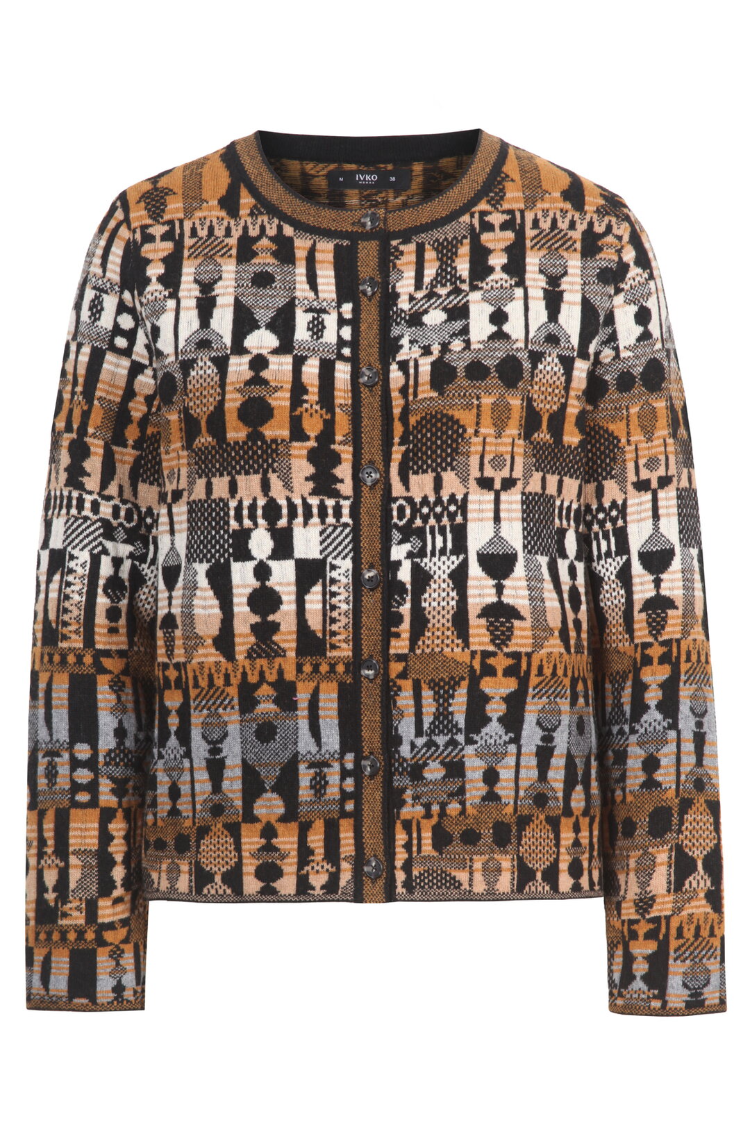 Soft Cardigan Abstract Geometry
