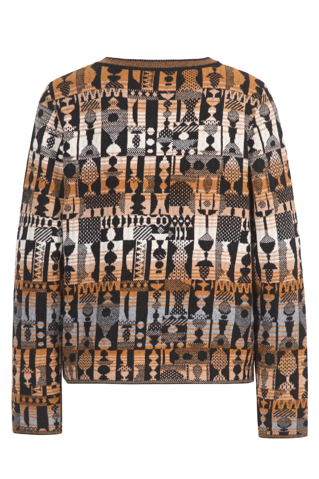 Soft Cardigan Abstract Geometry