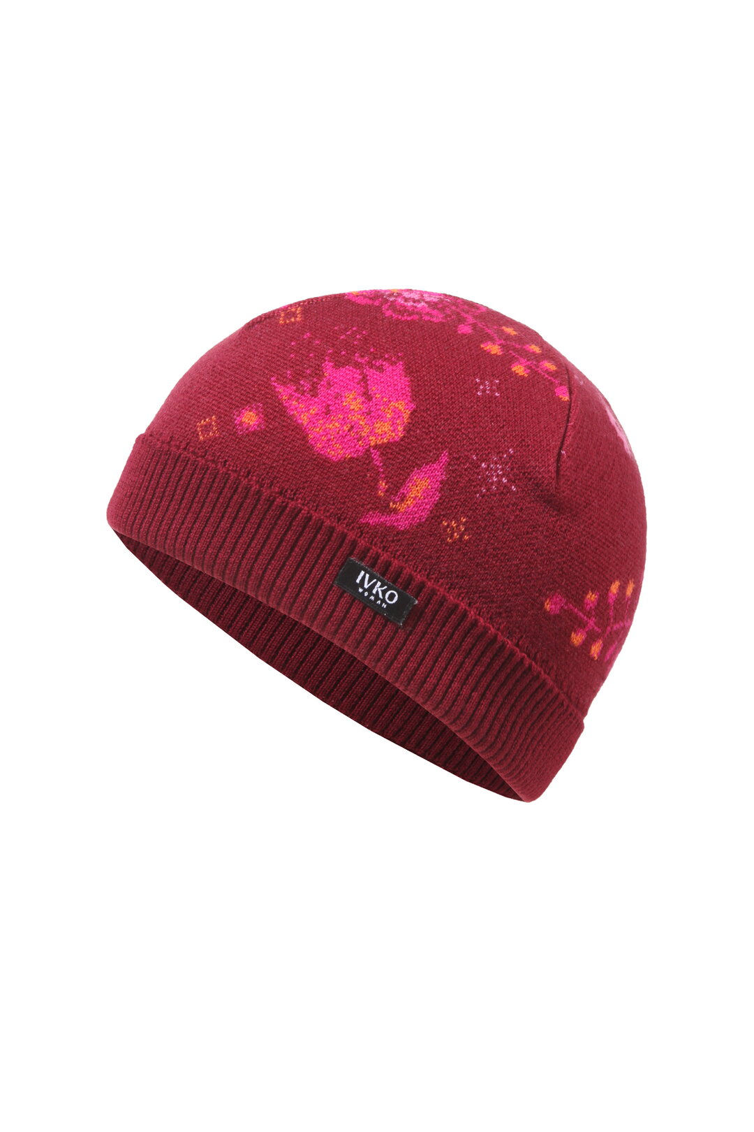 Strick Mütze Fika Floral