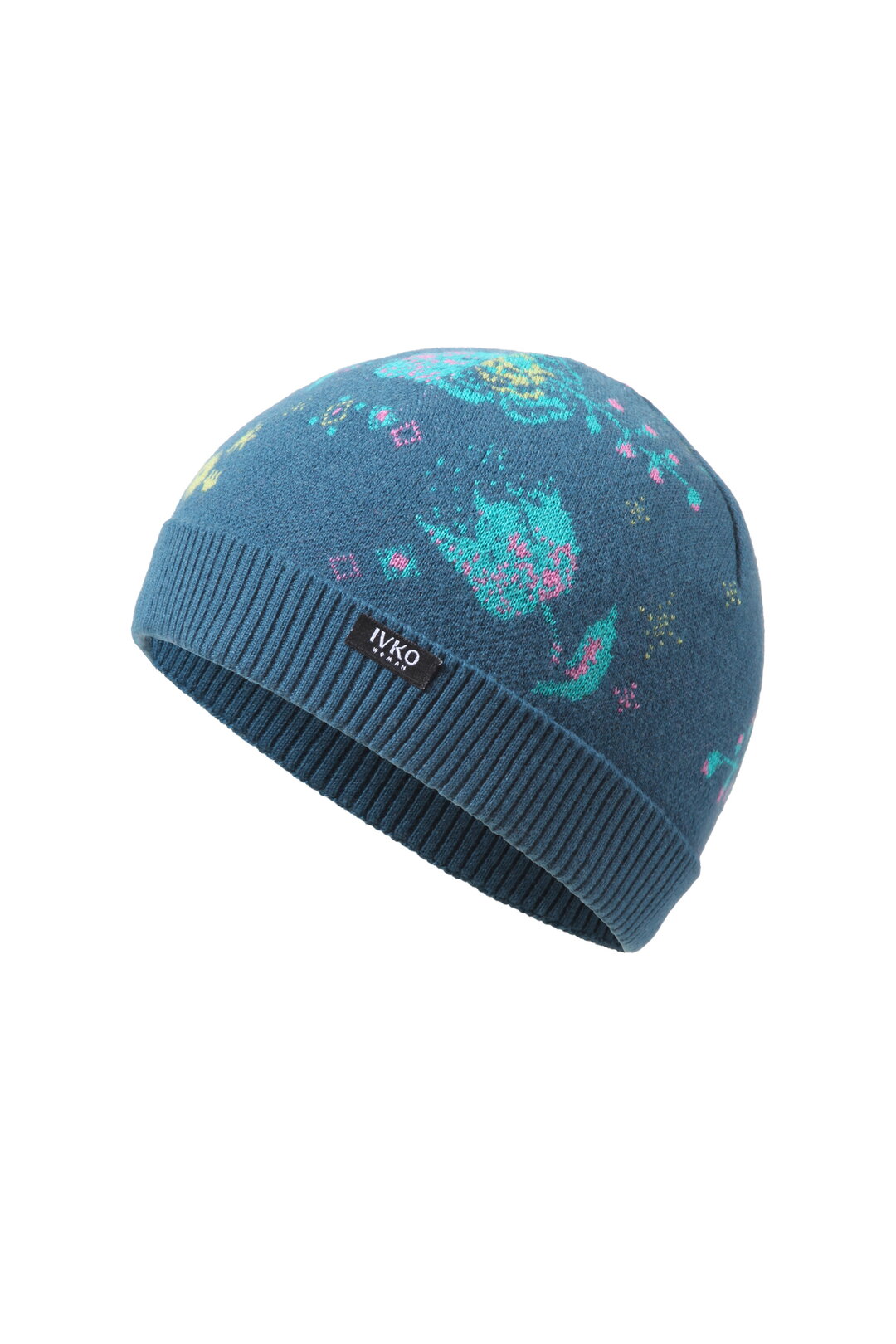 Knit Cap Fika Floral