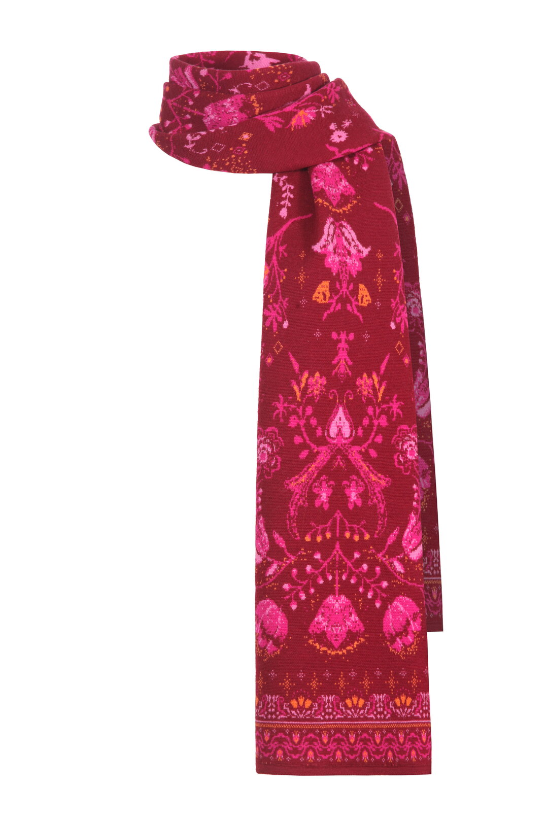 Knit Scarf Fika Floral