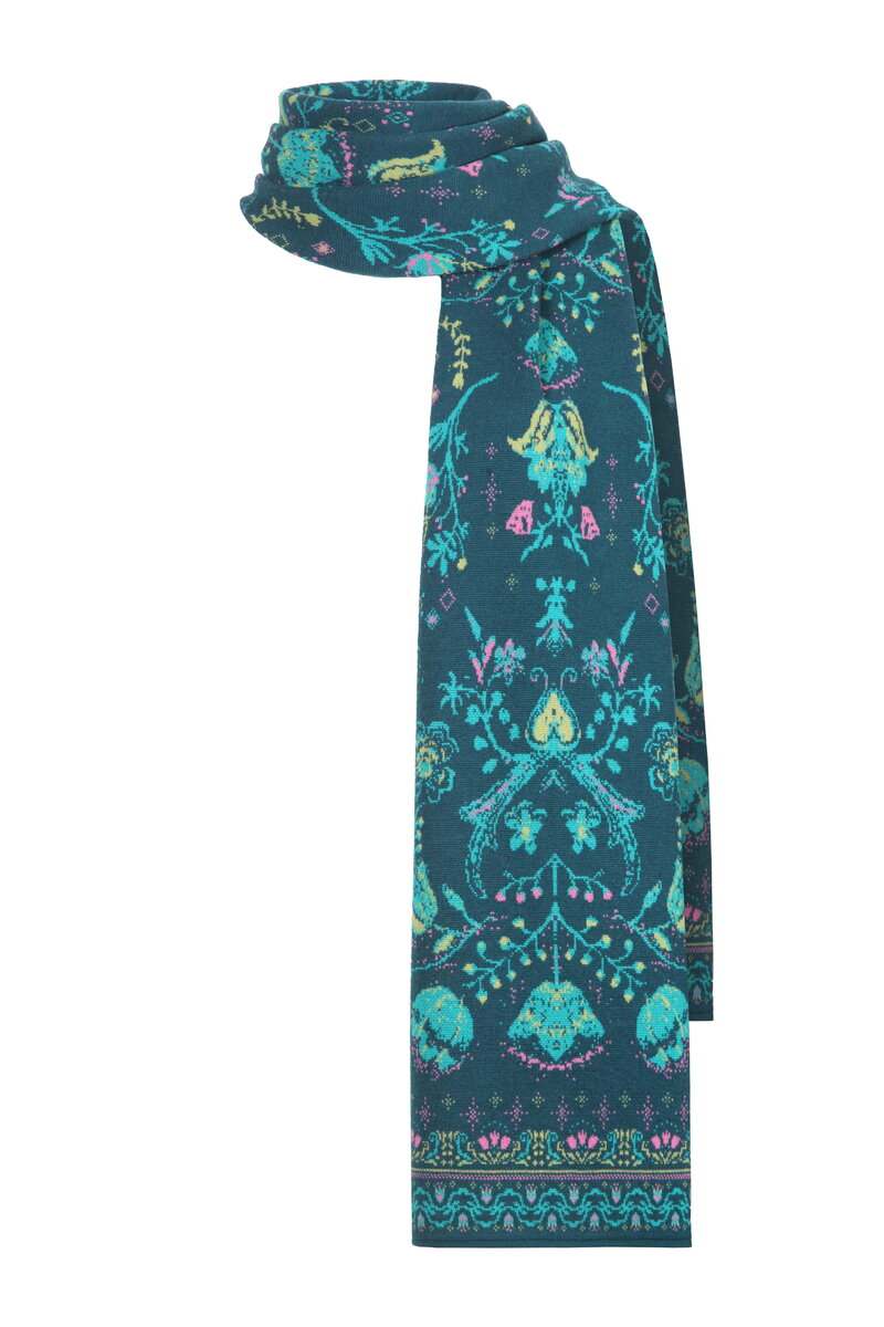 Strick Schal Fika Floral