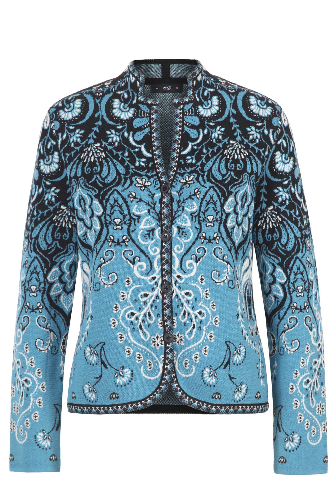 Knit Jacket Petal Script