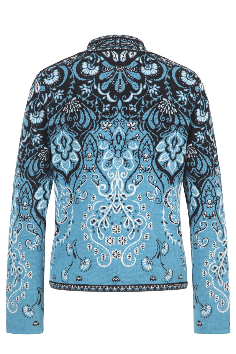 Knit Jacket Petal Script