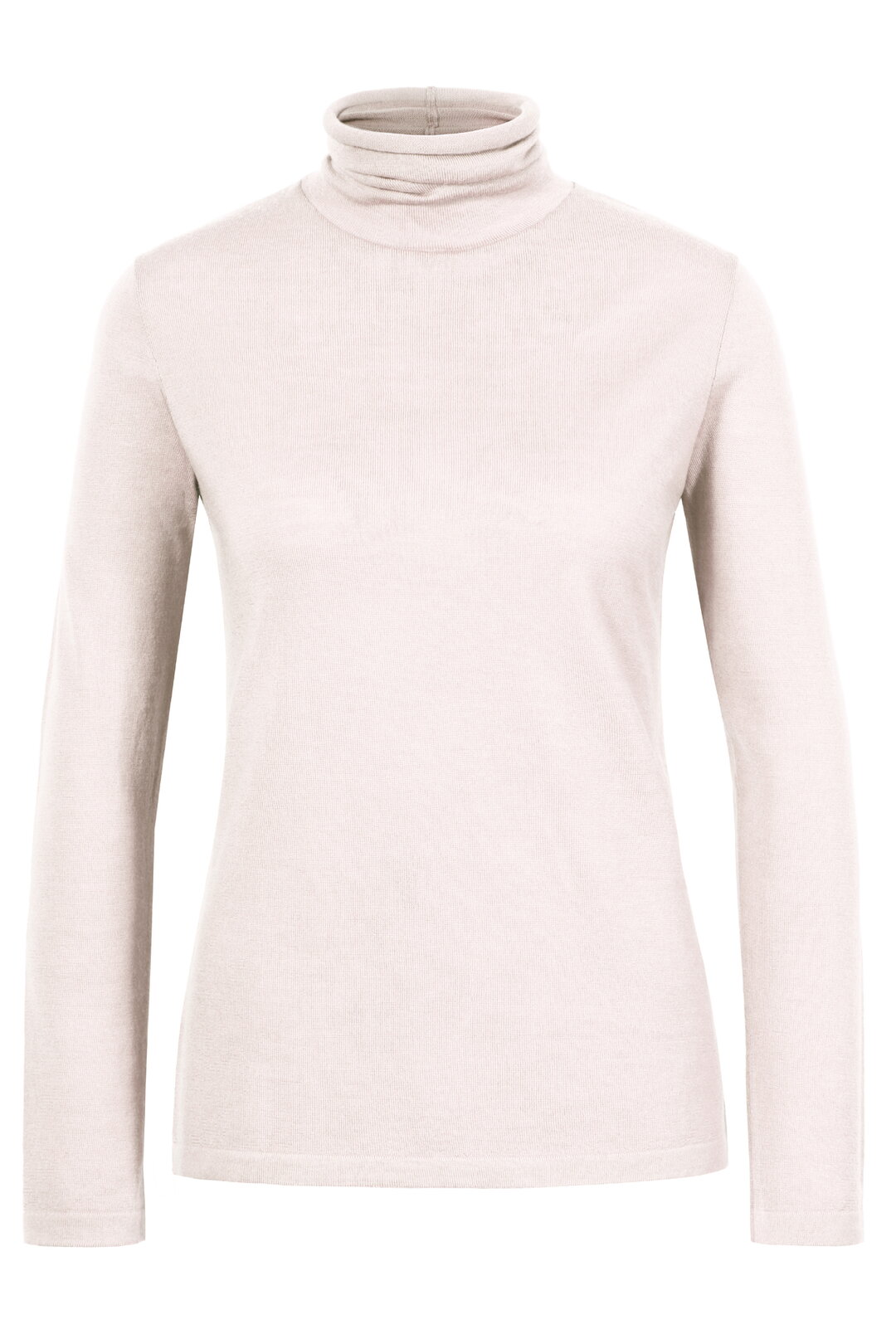 Fine Knit Roll-Neck Pullover