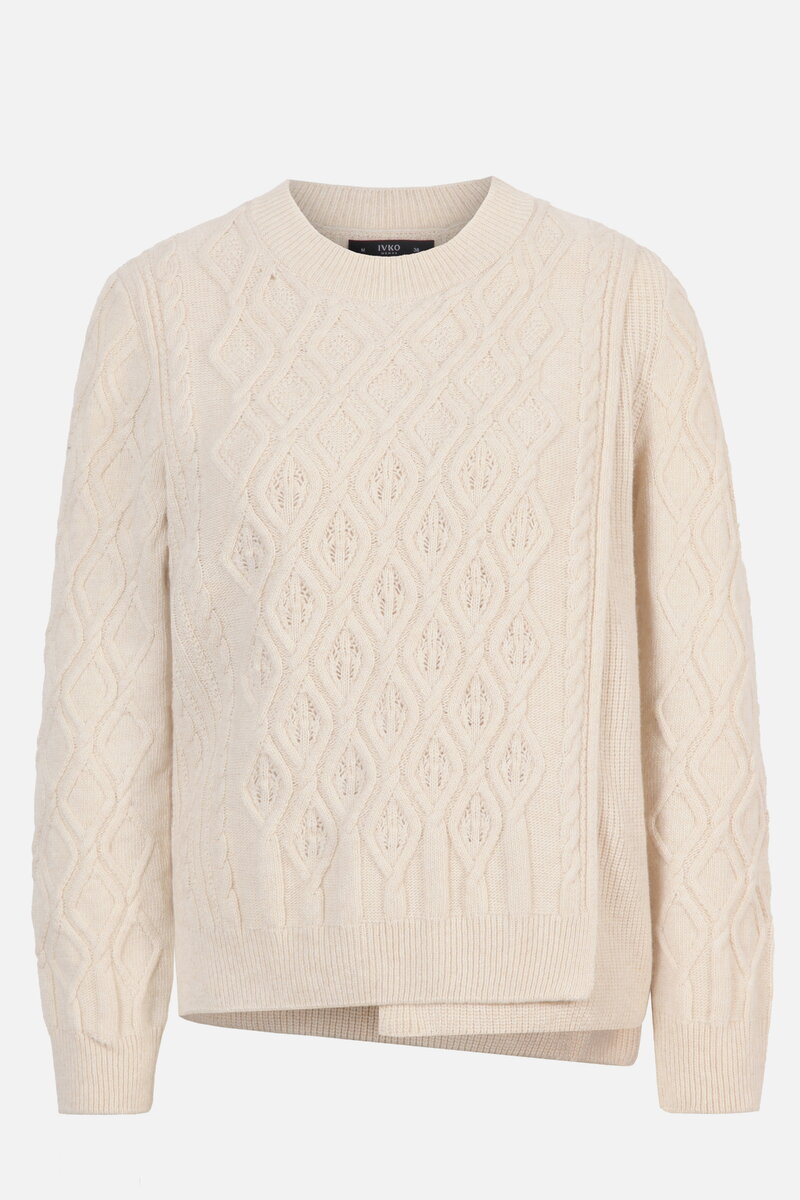 Layered Aran Pullover
