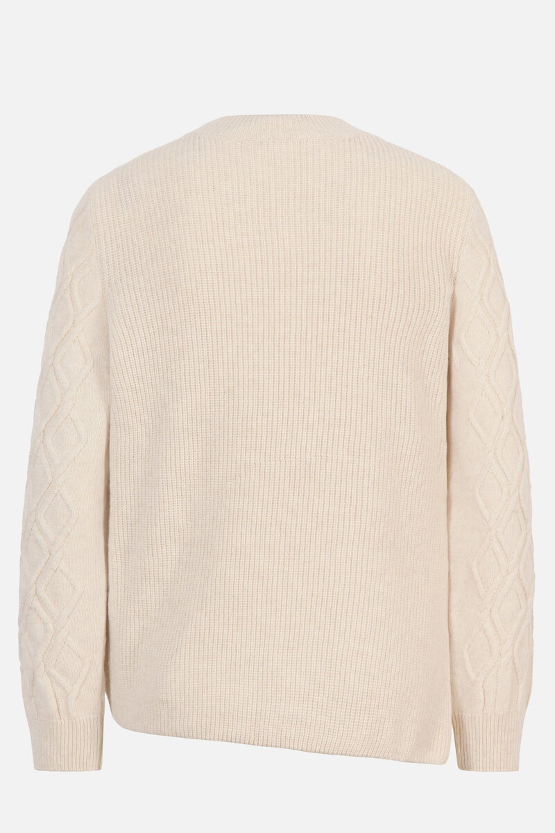 Layered Aran Pullover