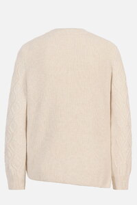 Layered Aran Pullover