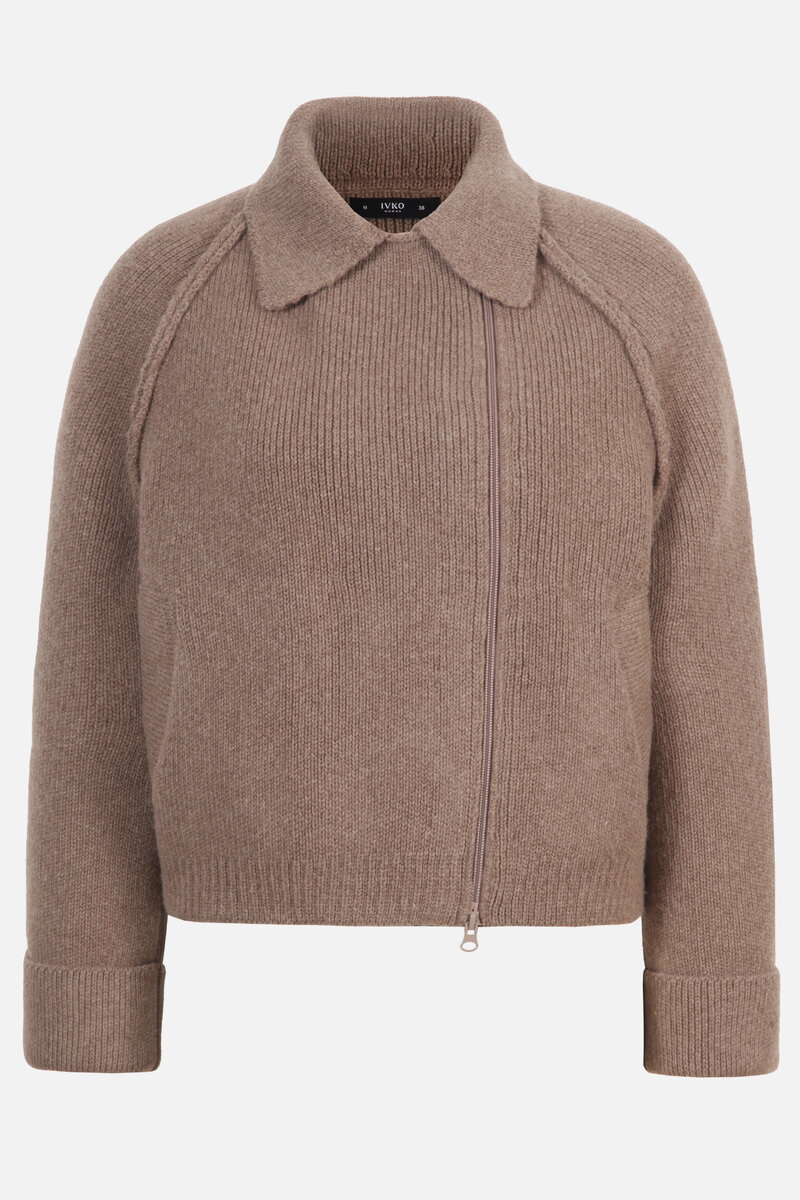 Knit Biker Jacket