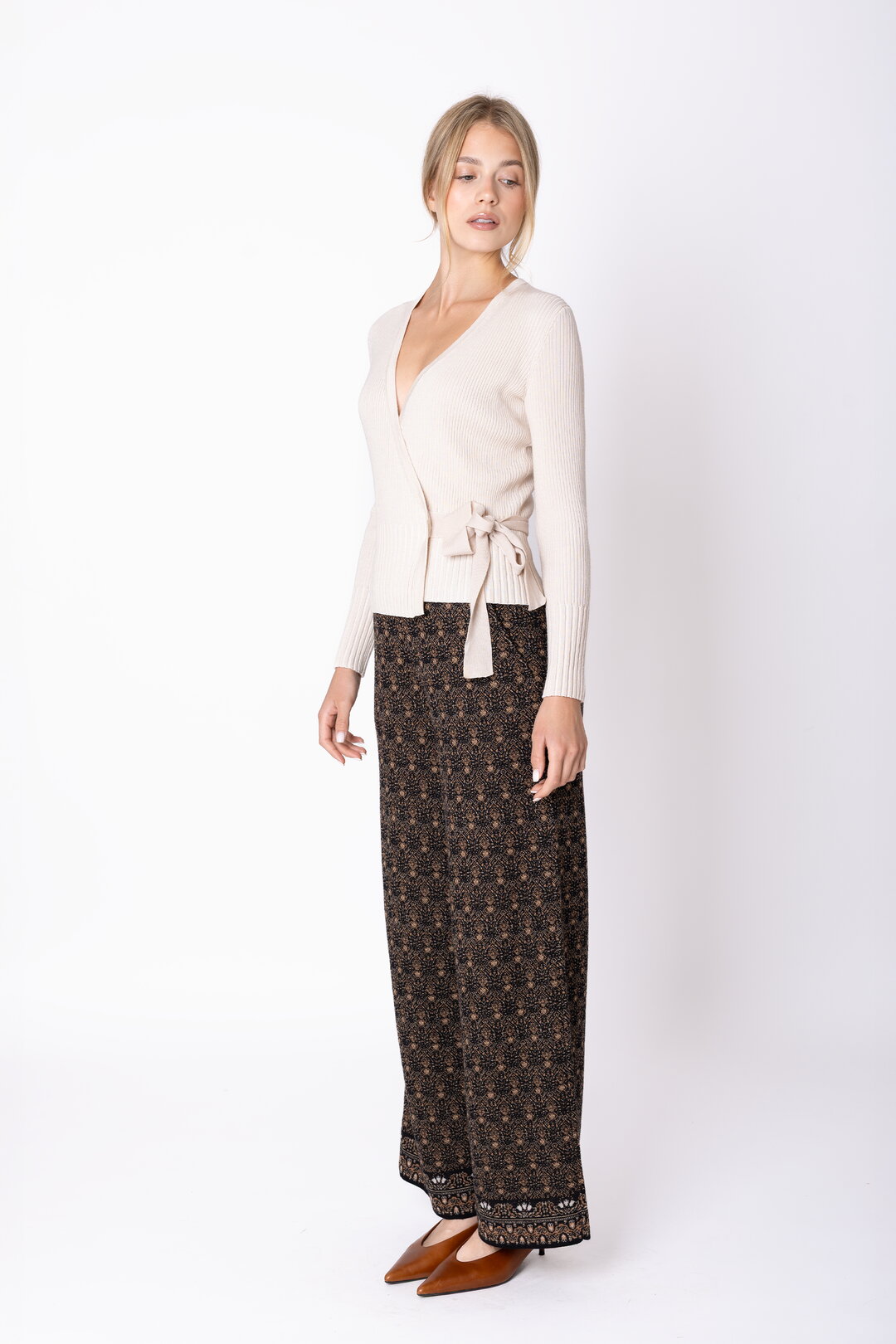 Knit Pants Fika Floral