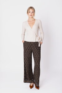 Knit Pants Fika Floral