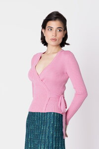 Pleated Knit Skirt Fika Floral