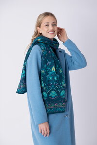 Strick Schal Fika Floral