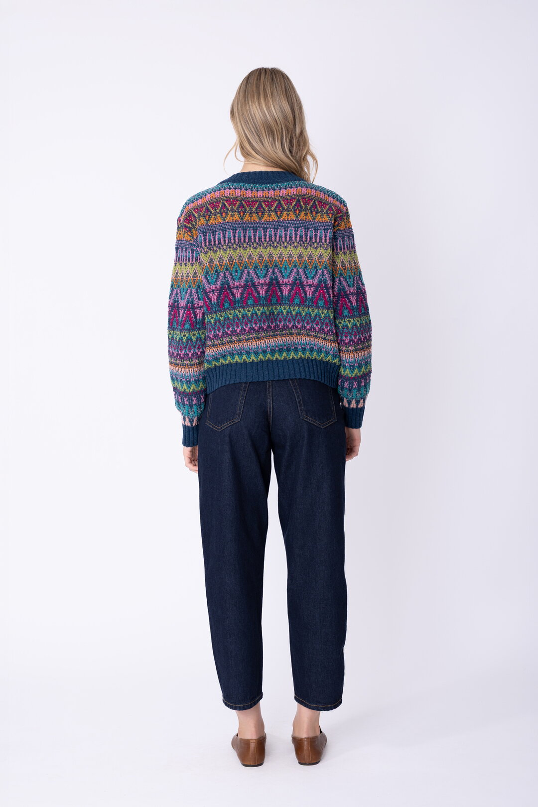 Azulejo Wave Wolle Pullover