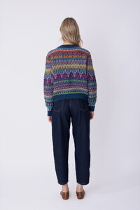 Azulejo Wave Wolle Pullover
