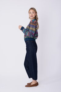 Azulejo Wave Wolle Pullover